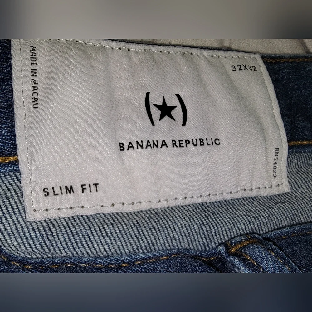 Banana Republic The Slim Fit Jean Men's Size 32 X 32 - Picture 6 of 12